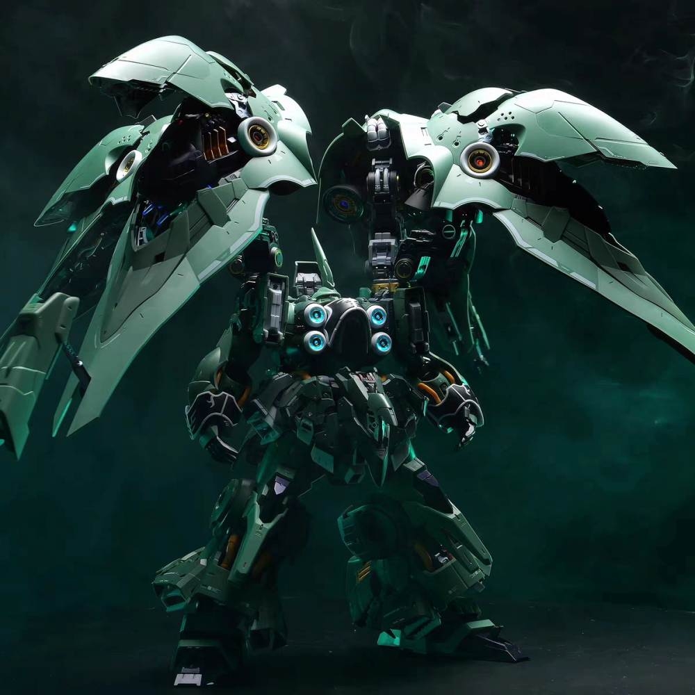 Mô hình lắp ráp MG 1/100 NZ-666 Kshatriya Osiris Wings Solomon Axis Model