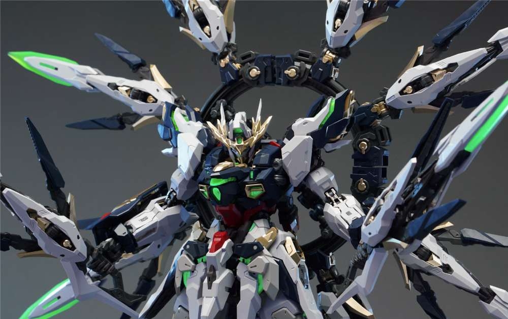 Mô hình lắp ráp MG 1/100 APOCALYPSE White - Black Phoenix A01 Metal Frame Vientiane Fusion