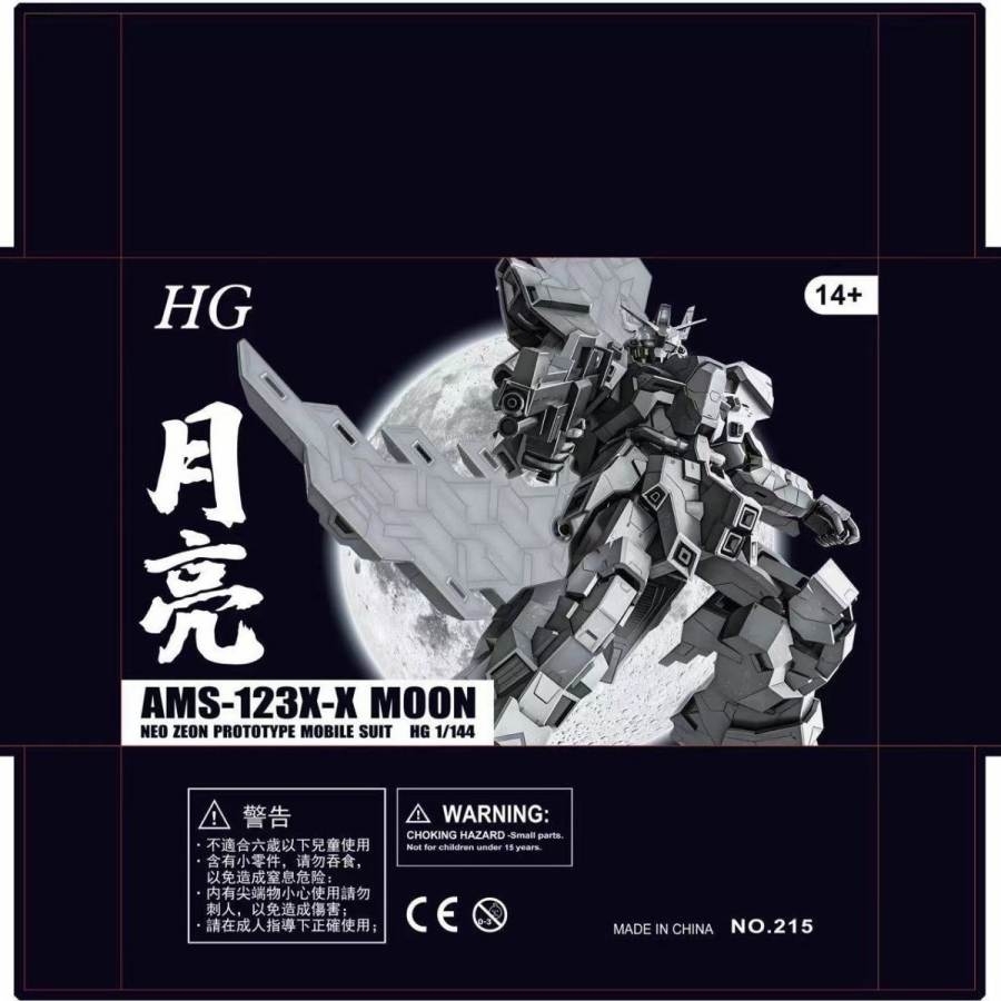 Mô hình lắp ráp Hg 1/144 Moon AMS-123X-X gundam Star model (decal+base)