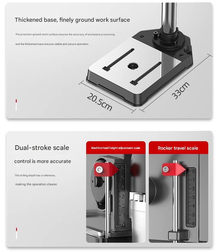 Máy khoan dọc 220V multi-function workbench high-precision bench drill machine 710w 1050w