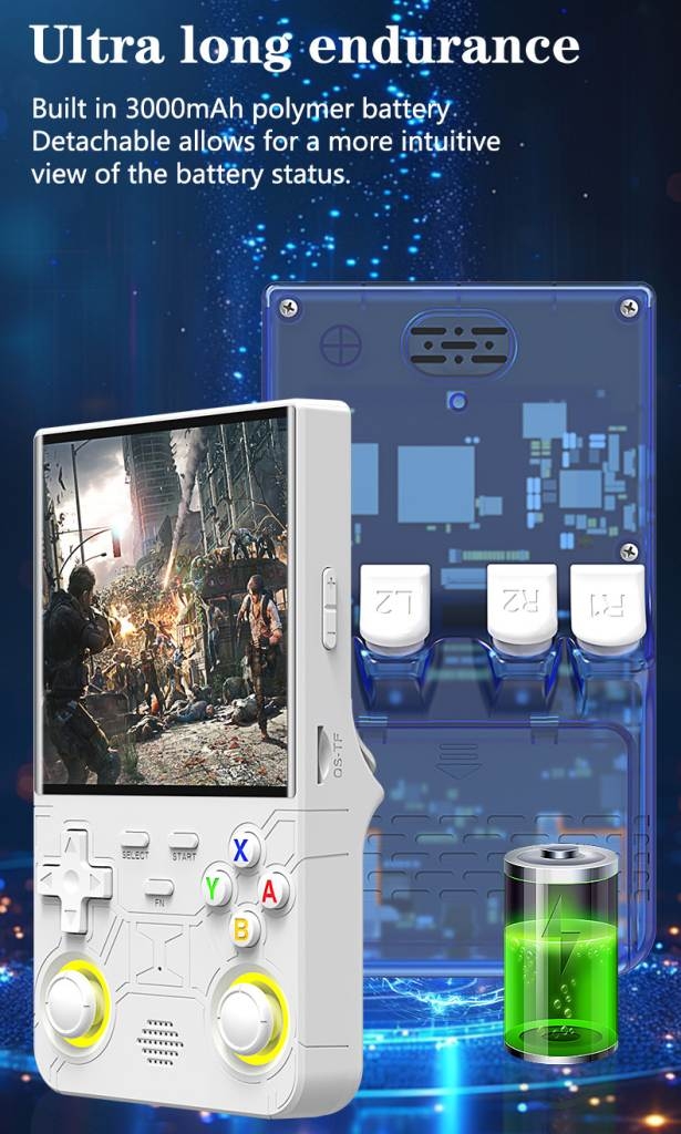 Máy chơi game R36 Ultra WIFI Retro Handheld Console 4.0 Inch Screen