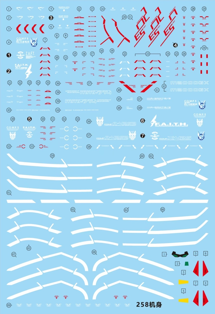 Mô hình lắp ráp Star HG 1/144 Destiny ZGMF-X42S gundam clear color