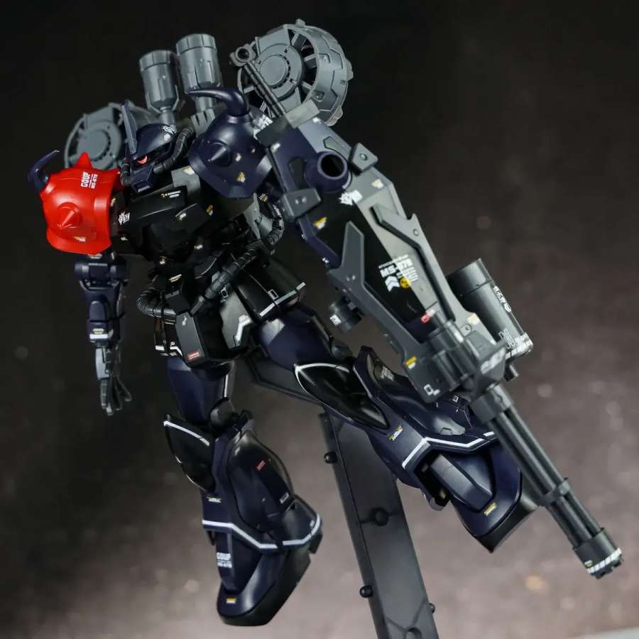 Mô hình lắp ráp HG 1/144 Gouf Custom Midnight Tiger Dark Night Color Heavy Cannon - B3 Star model