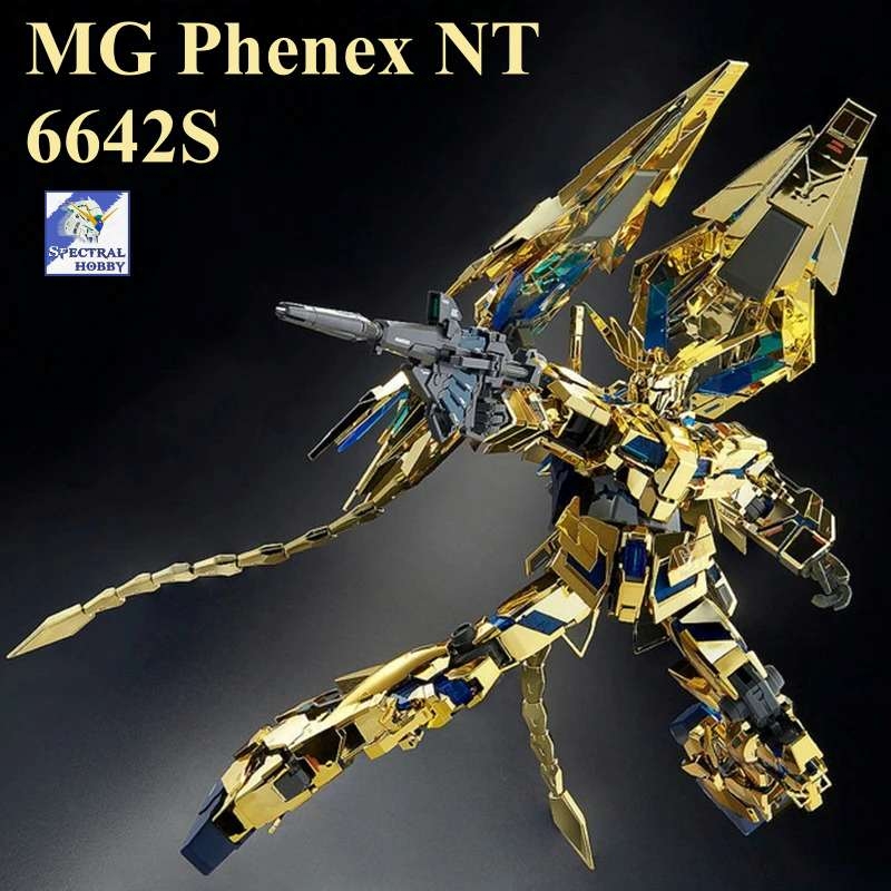 Mô hình lắp ráp MG 1/100 Phenex NT Shield Tail 6642S Electroplate Coating 6642 gundam Daban