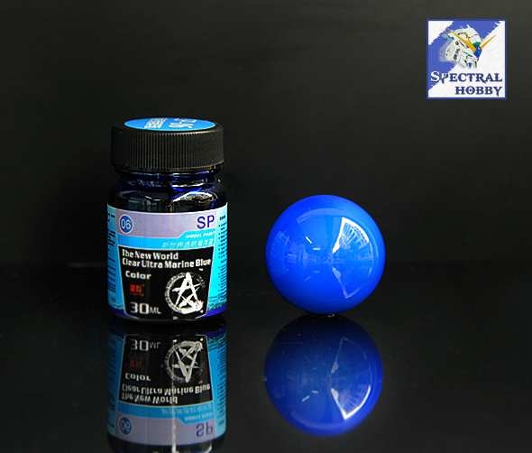 Sơn mô hình SUNIN màu đặc biệt Limited metallic Professional Clear Ultra Marine Blue / Magic Red