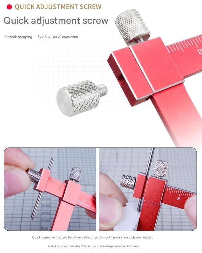 Kẻ line chisel khắc đều song song ustar UA90040 equidistant engraving parallel knife