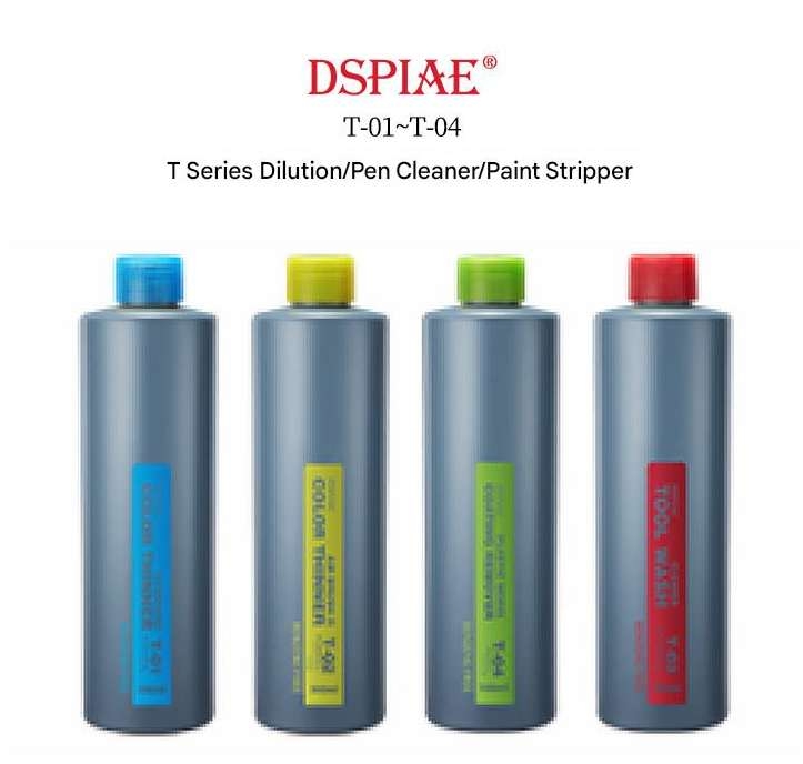 Dung môi thinner DSPIAE PRO pha sơn cao cấp lacquer paint color Cleaner Vệ sinh Remover tẩy sơn