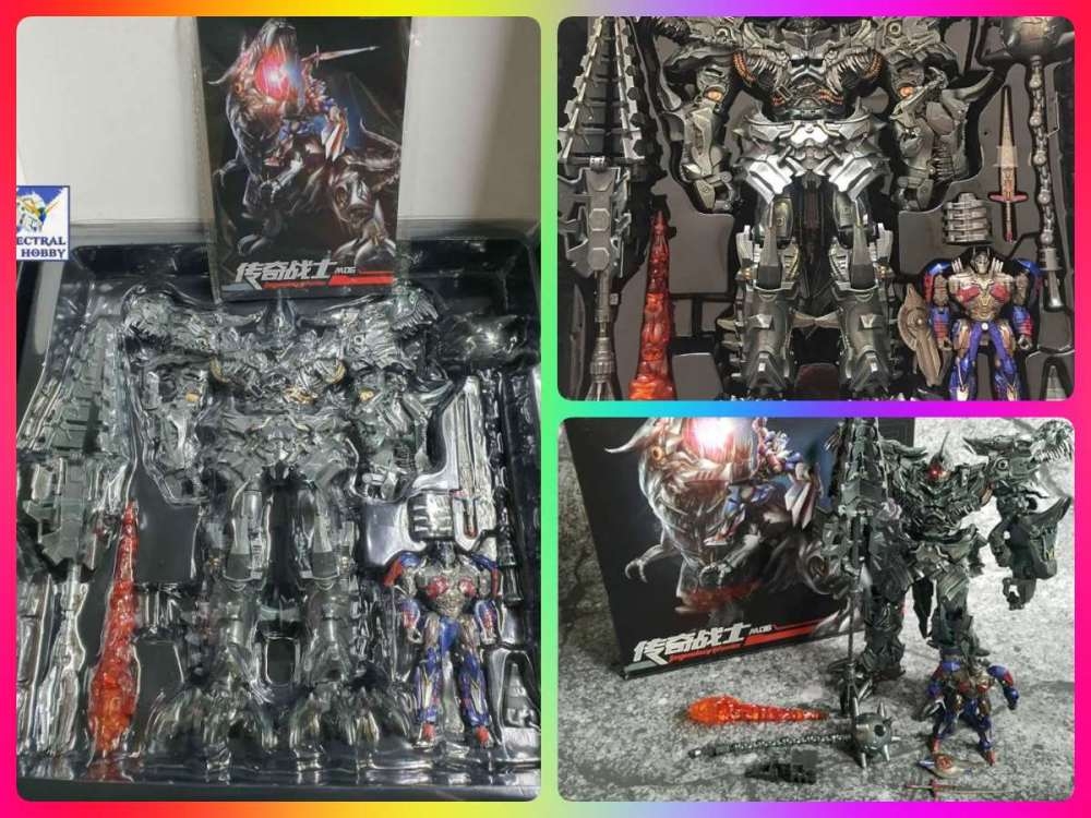 Mô hình Transformer Weijiang Alloy Version SS Grimlock Steel Tyrannosaurus Rex Dinosaur M06