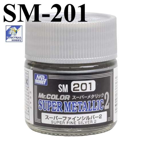 Sơn mô hình Mr.hobby color Super Metallic 2 lacquer series SM 201 202 203 204 205 206