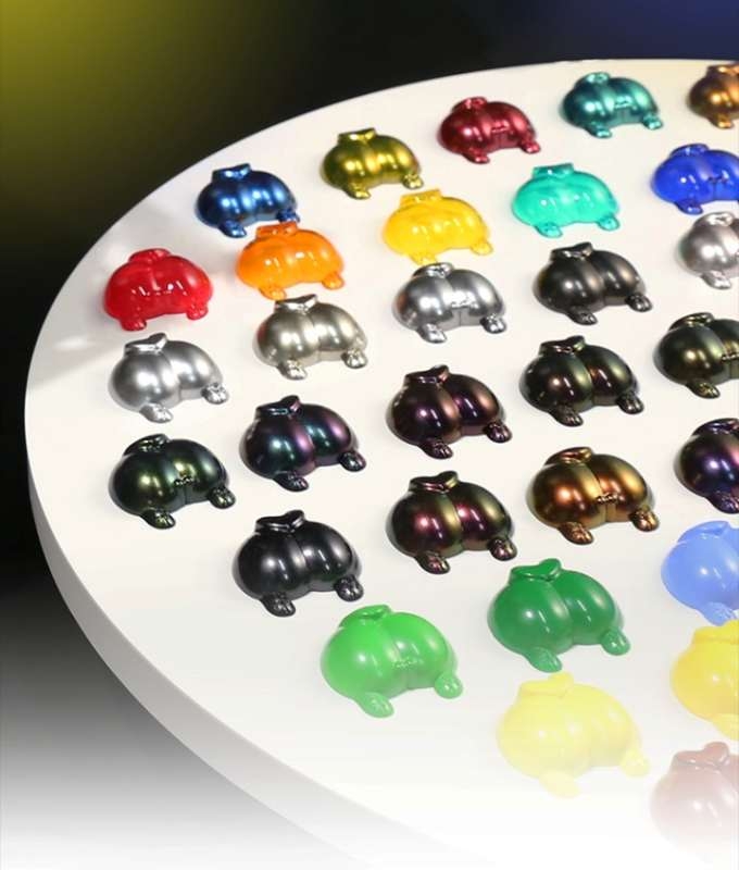 Dụng cụ DSPIAE Corgi Bullshit Plastic Coloring Paint Test Tryout PLD-01 thử kiểm màu sơn