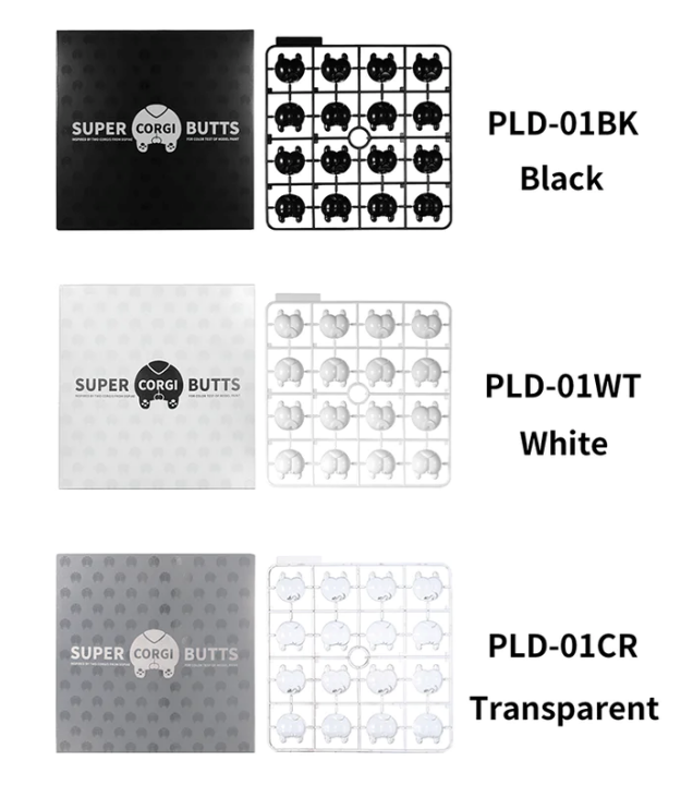 Dụng cụ DSPIAE Corgi Bullshit Plastic Coloring Paint Test Tryout PLD-01 thử kiểm màu sơn