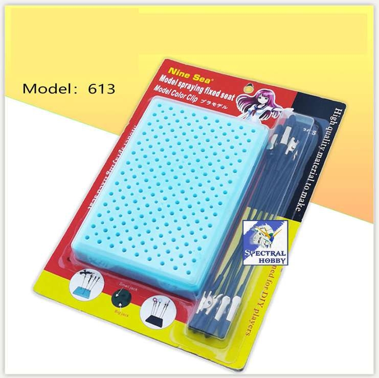 Dụng cụ 9SEA đế base khay cắm part - que kẹp part kim loại sơn mô hình metal coloring clip table tray paint