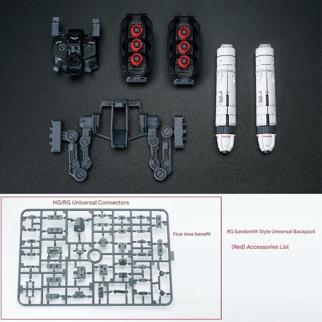 Phụ kiện mô hình EW RG HG 1/144 Backpack funnel thruster ống xả nhiên liệu Sazabi và các loại gundam