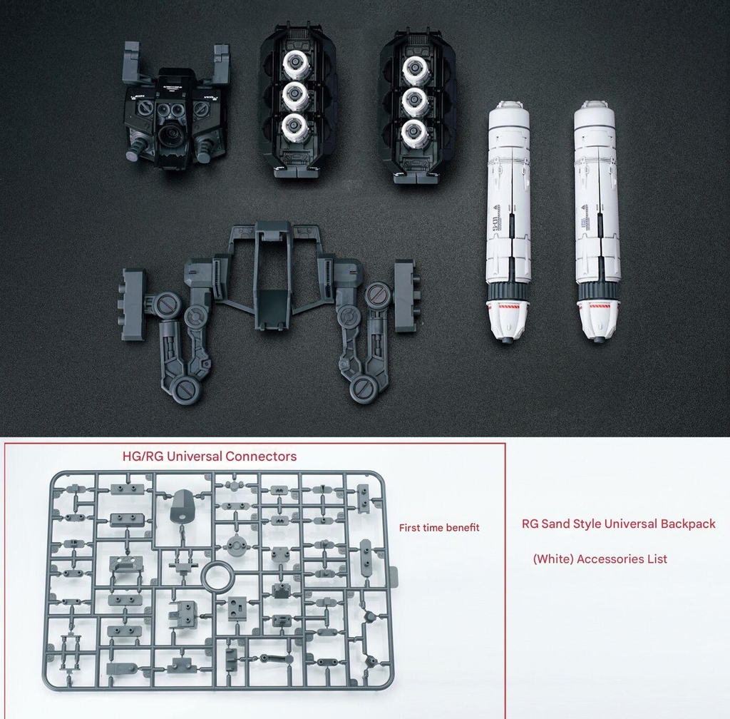 Phụ kiện mô hình EW RG HG 1/144 Backpack funnel thruster ống xả nhiên liệu Sazabi và các loại gundam