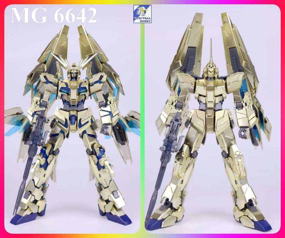 Mô hình lắp ráp MG 1/100 Phenex NT Shield Tail 6642S Electroplate Coating 6642 gundam Daban