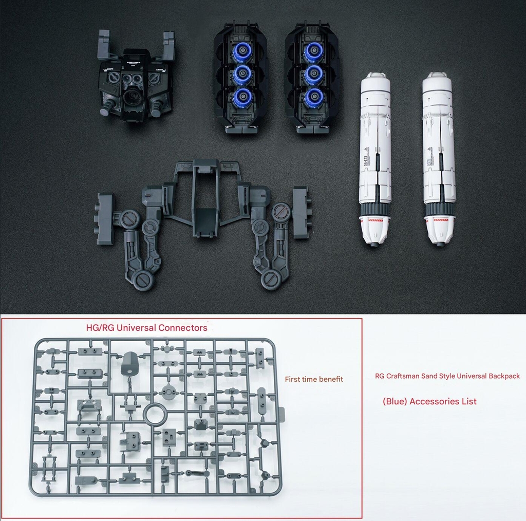 Phụ kiện mô hình EW RG HG 1/144 Backpack funnel thruster ống xả nhiên liệu Sazabi và các loại gundam
