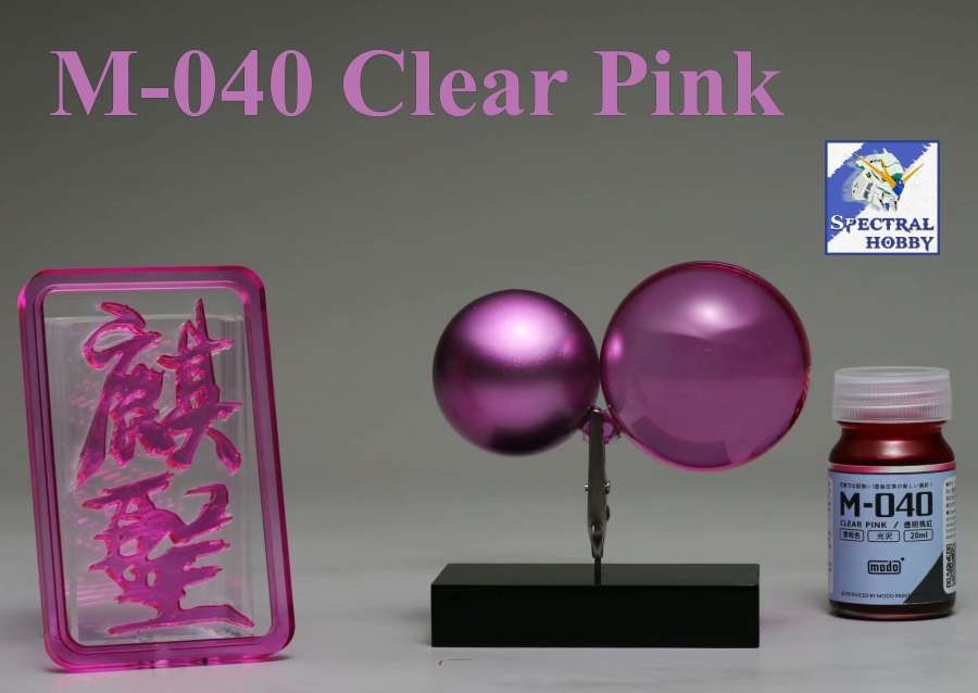 Sơn mô hình màu Clear Color Modo paint Red Orange Yellow Blue Purple M040 - M049