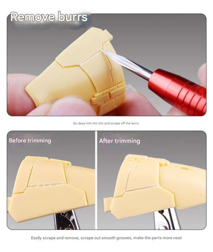 Dụng cụ dao chisel Ustar Tungsten Steel Three blade scraper Triangular Carver UA90958