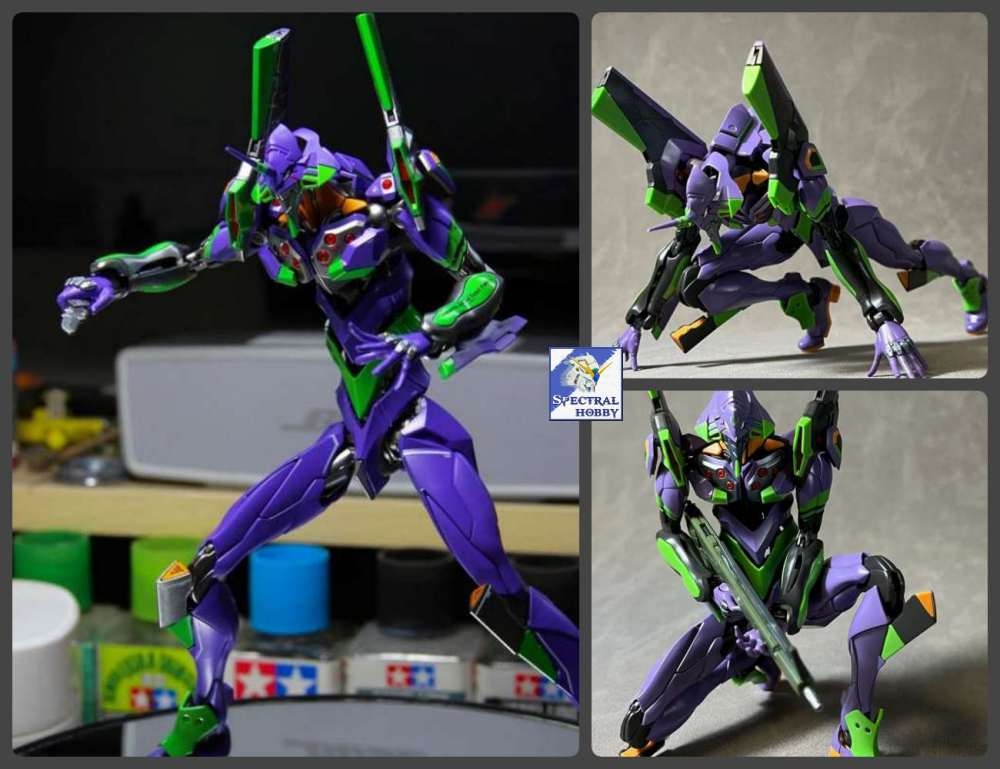 Mô hình lắp ráp EVA RG EVA01 Evangelion Type Unit 01 Deluxe edition MAIGAO Model