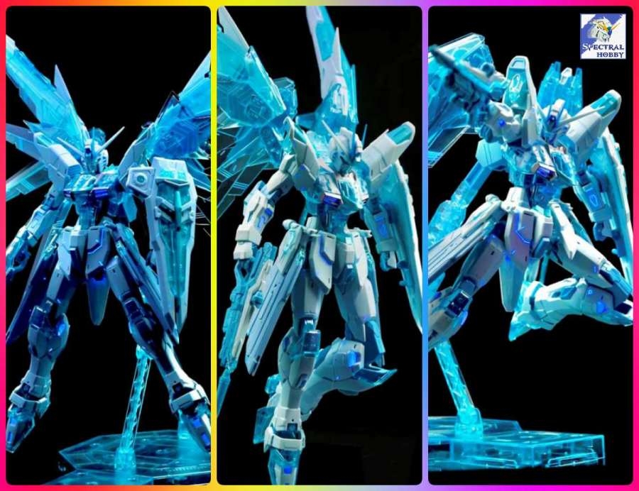 Mô hình lắp ráp Mg 1/100 Freedom 2.0 Glacier Ice Blue Cross Contrast Color