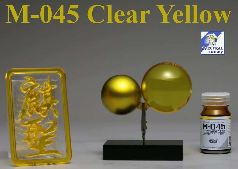 Sơn mô hình màu Clear Color Modo paint Red Orange Yellow Blue Purple M040 - M049