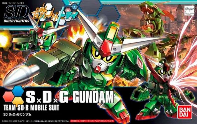 Mô hình lắp ráp SD SxDxG Snibal-Drago-Gira Gundam Dragon Build Fighters - Bandai