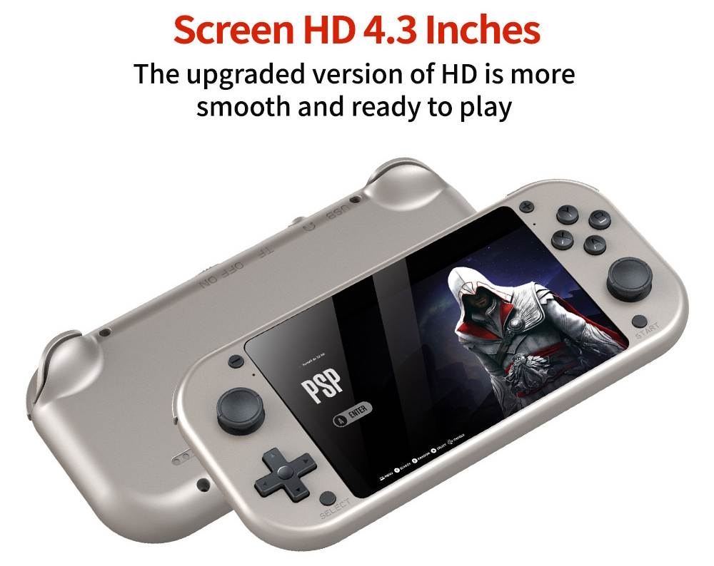 Máy chơi game M17 Retro Handheld Console 4.3 Inch HD Screen (+20000games)