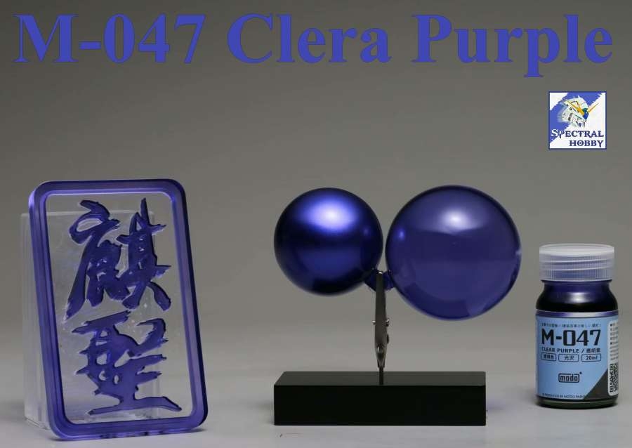 Sơn mô hình màu Clear Color Modo paint Red Orange Yellow Blue Purple M040 - M049