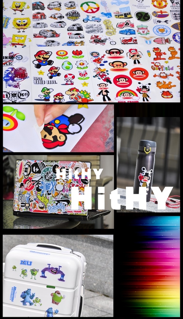 Decal lụa silk sticker F0322-01/02 gundam Cartoon Animation cho Laptop Mobile Phone vật dụng