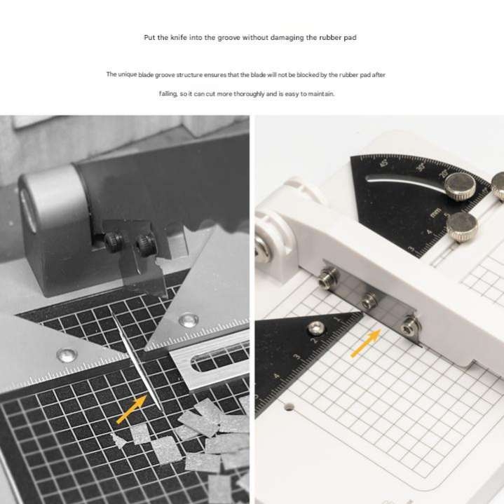 Bàn cắt plate cắt góc Angle Miter Cutter Labor-saving guillotine blade - LIANG