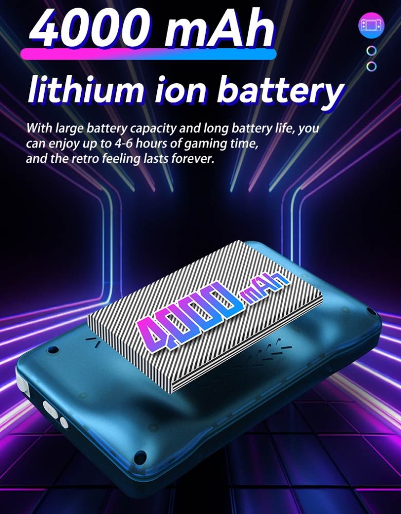 Máy chơi game XF40H Retro Handheld Console 4.0 Inch Screen