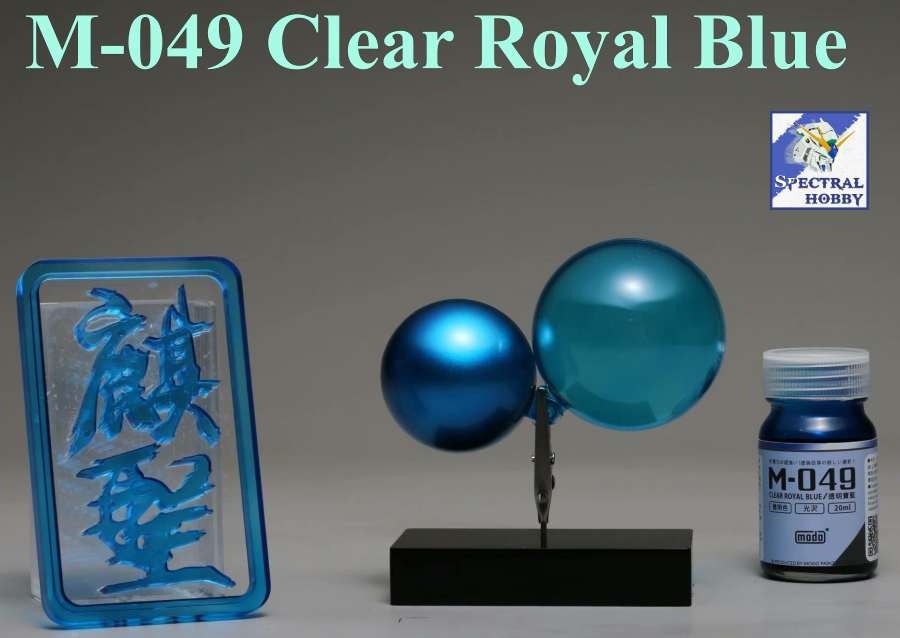 Sơn mô hình màu Clear Color Modo paint Red Orange Yellow Blue Purple M040 - M049