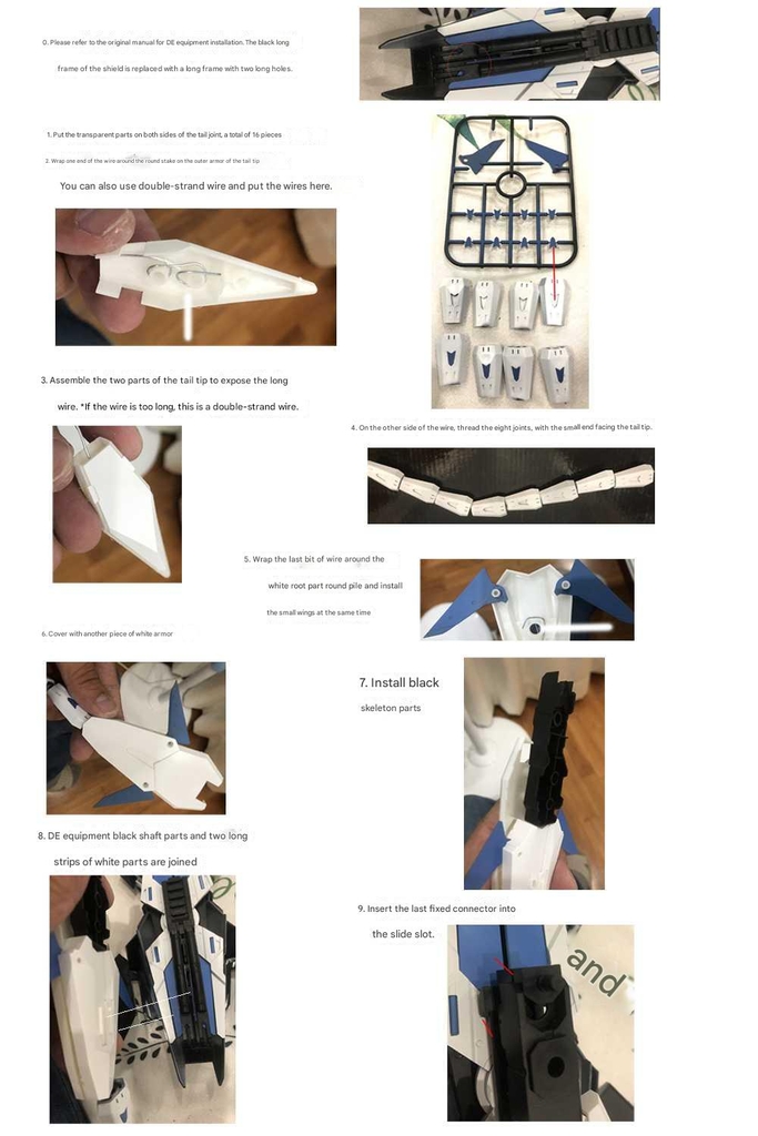 Phụ kiện khiên Perfect DE Shield NT Tail cho PG Unicorn Banshee Phenex