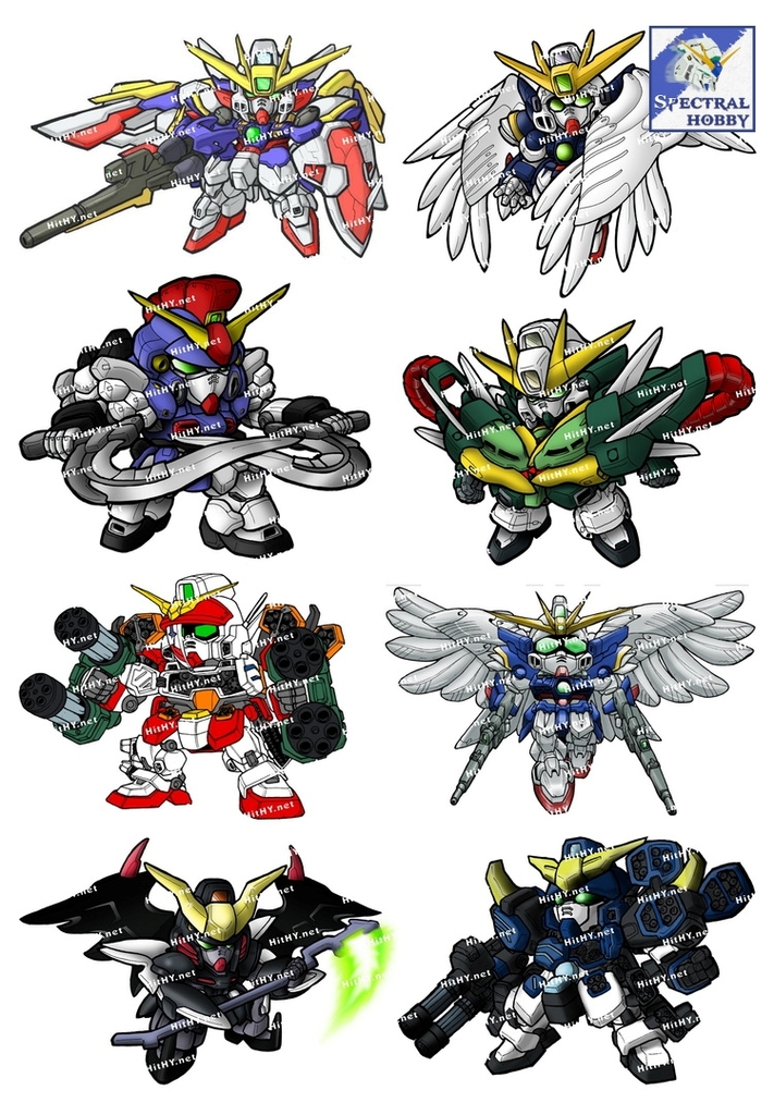 Decal lụa silk sticker F0083-02/03 gundam Cartoon Animation cho Laptop Mobile Phone vật dụng