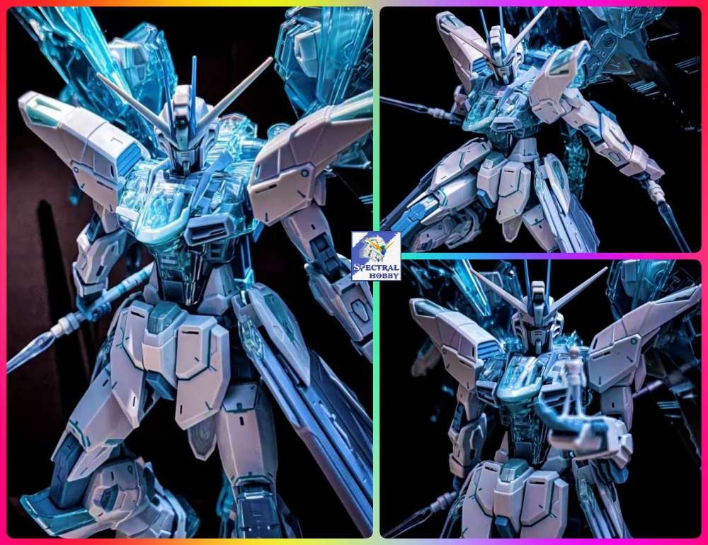 Mô hình lắp ráp Mg 1/100 Freedom 2.0 Glacier Ice Blue Cross Contrast Color