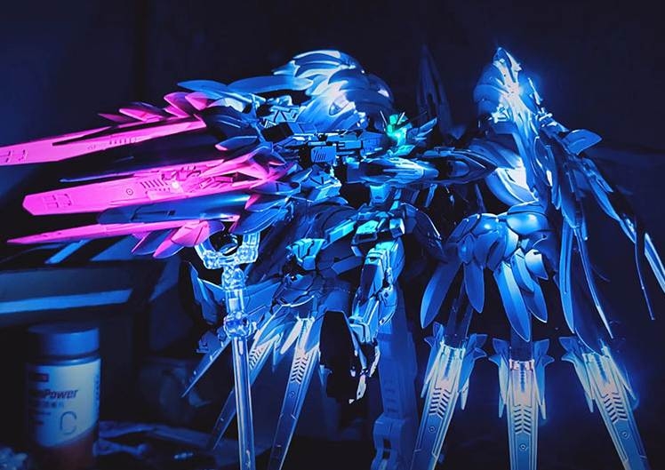 Magnetic Led từ tính độ mô hình gundam, figure nhiều mode sáng