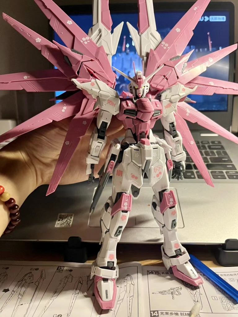 Mô hình lắp ráp MG 1/100 Freedom 2.0 Sakura Pink 6650 Gundam Daban