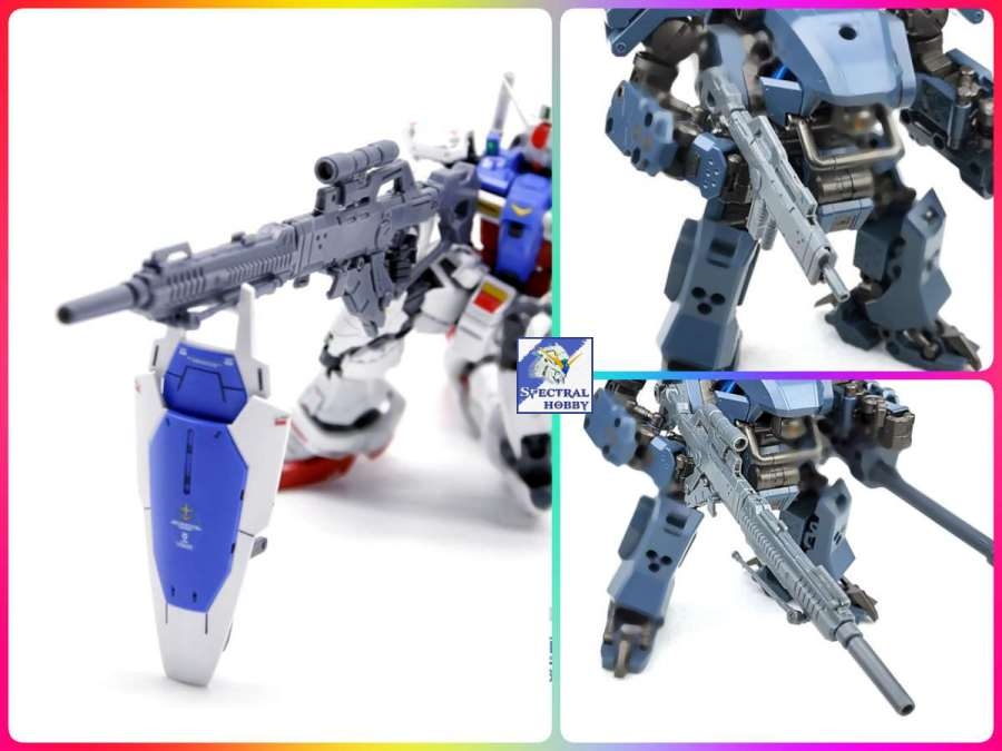 Phụ kiện Weapon Combination Long Rifle Custom cho HG RG 1/144 sazabi moon các loại gundam