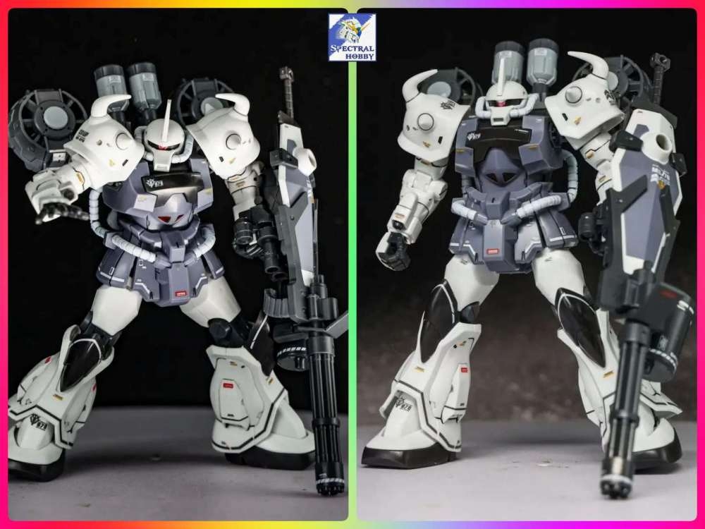 Mô hình lắp ráp HG 1/144 Gouf Custom Midnight Tiger Dark Night Color Heavy Cannon - B3 Star model