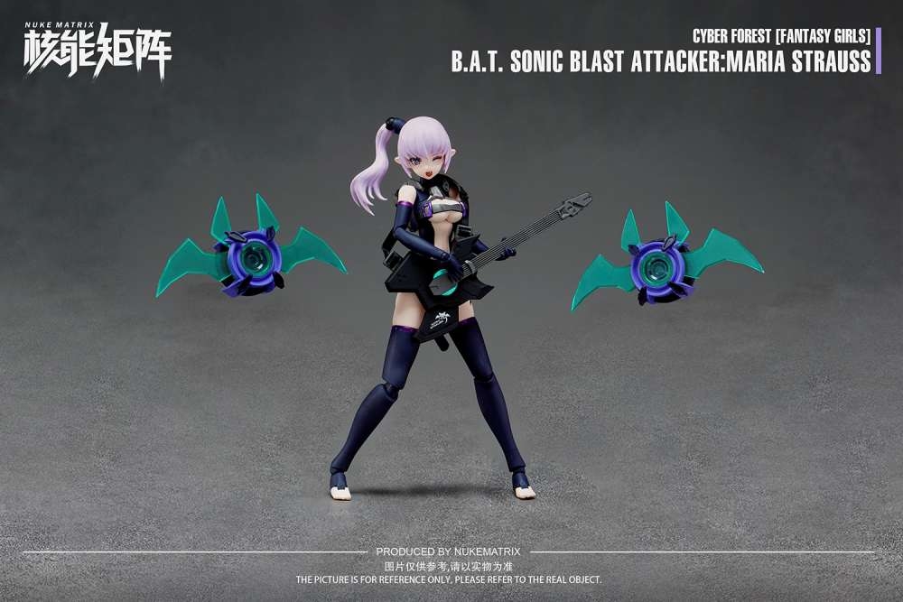 Mô hình lắp ráp Nuke Matrix CF07 CYBER FOREST BAT SONIC BLAST ATTACKER MARIA STRAUSS Fantasy Girls