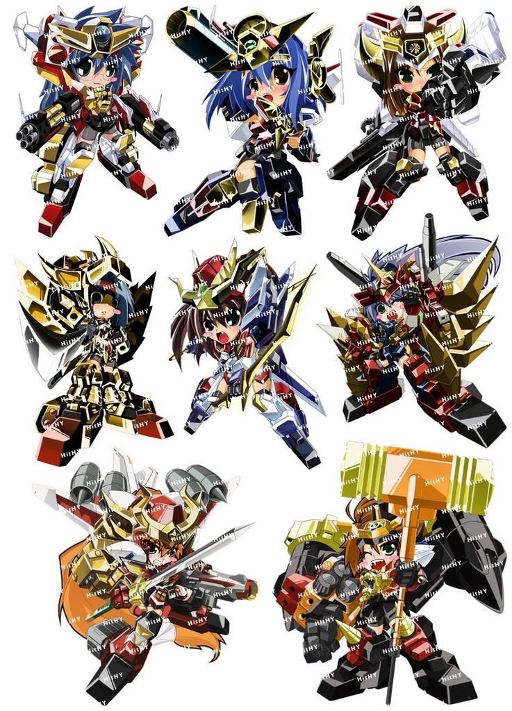 Decal lụa silk sticker F0322-01/02 gundam Cartoon Animation cho Laptop Mobile Phone vật dụng