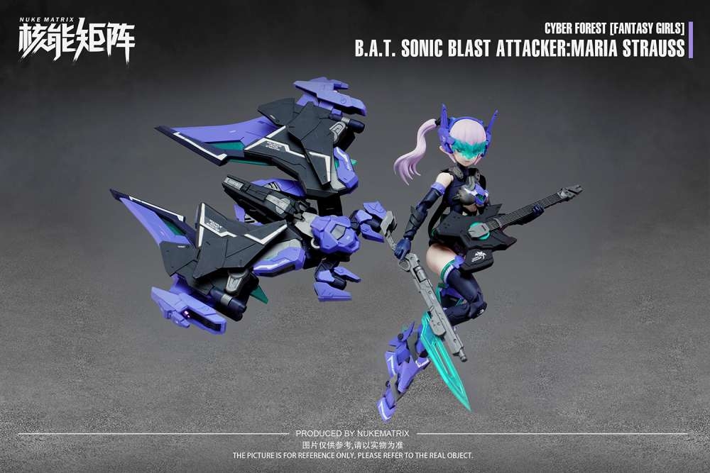 Mô hình lắp ráp Nuke Matrix CF07 CYBER FOREST BAT SONIC BLAST ATTACKER MARIA STRAUSS Fantasy Girls