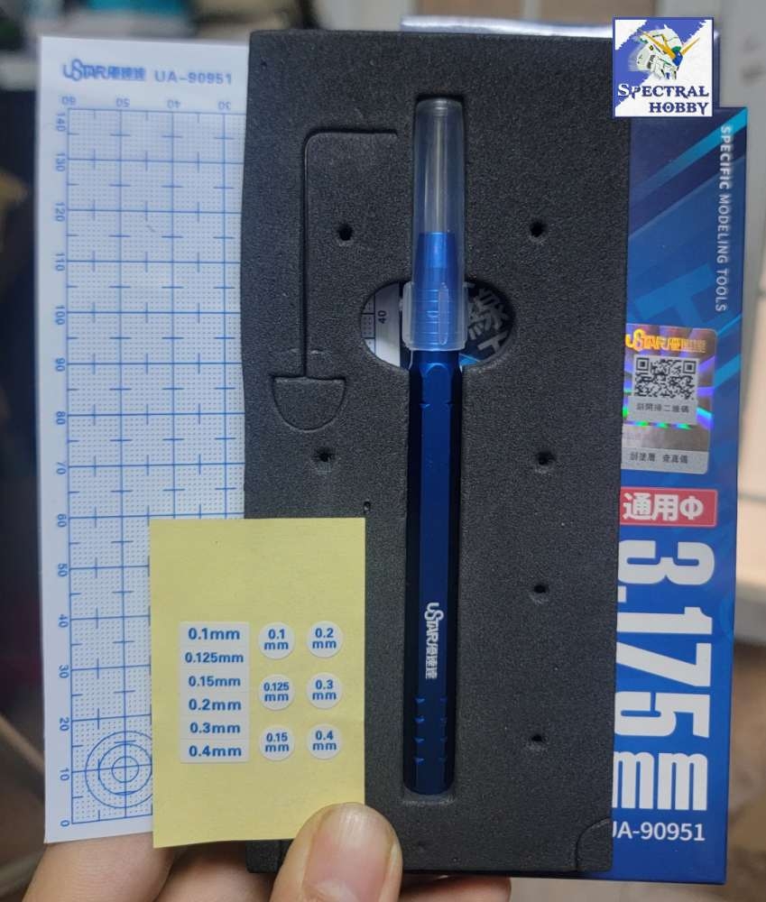 Dụng cụ cán giữ mũi khoan drill chisel Ustar UA90951 handle Tungsten Steel 3.175mm