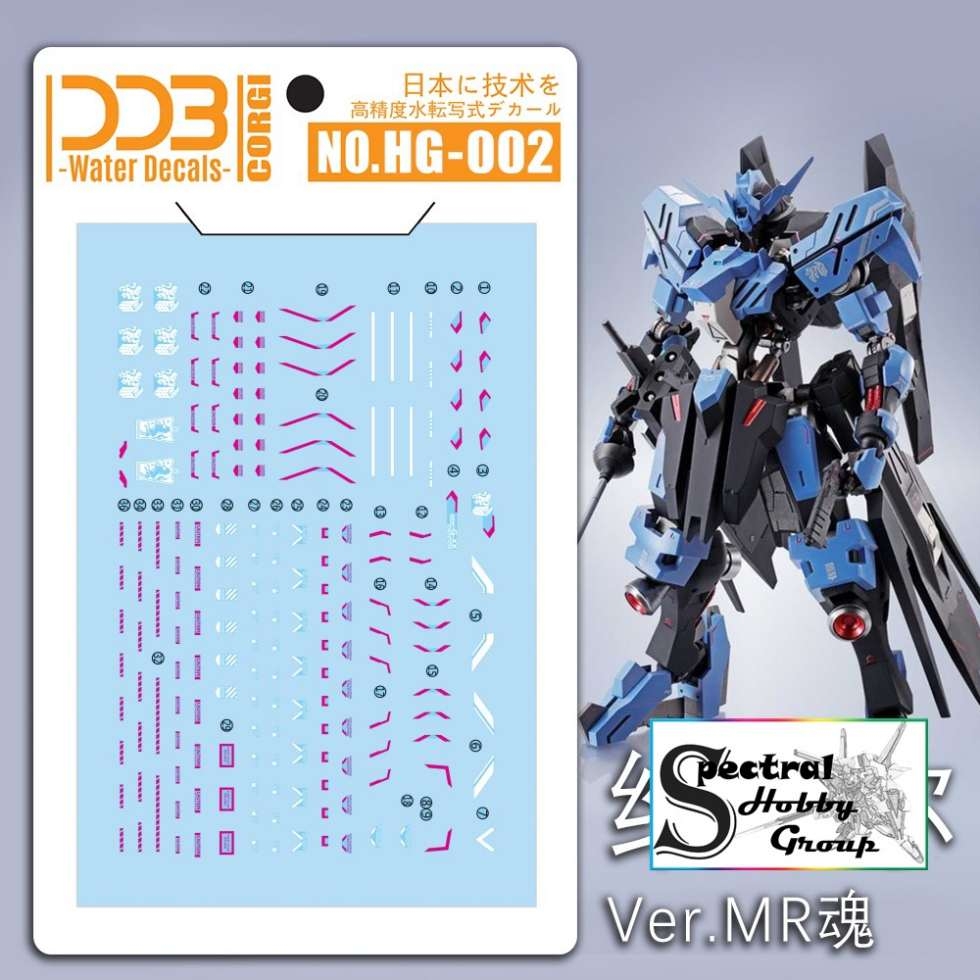 Decal nước dán mô hình Vidar Gundam water stickers