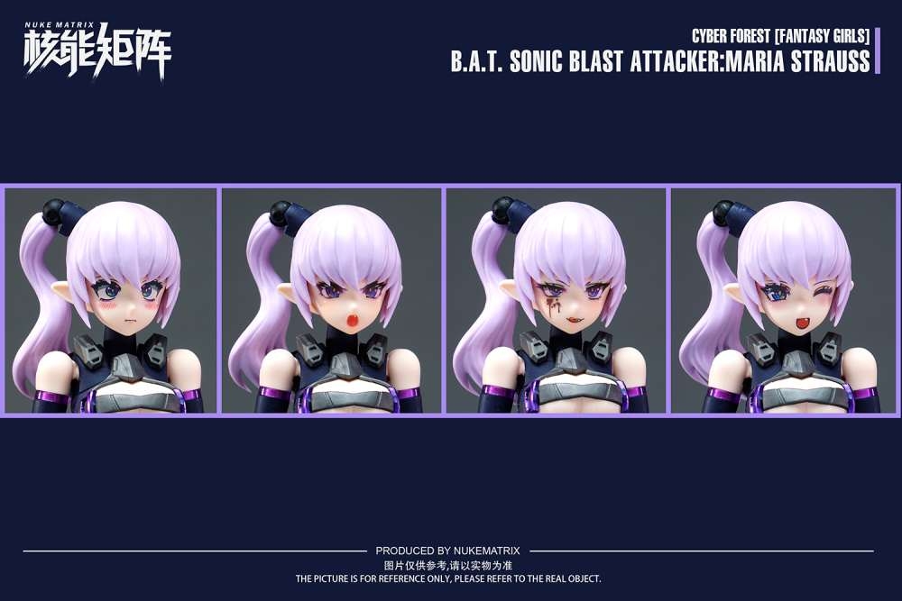 Mô hình lắp ráp Nuke Matrix CF07 CYBER FOREST BAT SONIC BLAST ATTACKER MARIA STRAUSS Fantasy Girls