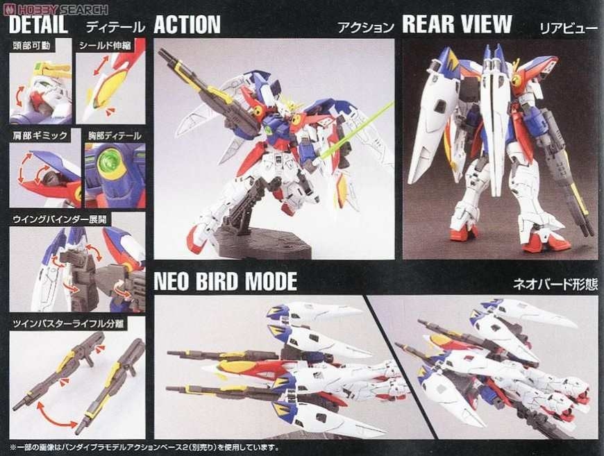 Mô hình lắp ráp HG 1/144 Wing Gundam Zero XXXG-00W0 HGAC Bandai