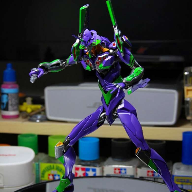 Mô hình lắp ráp EVA RG EVA01 Evangelion Type Unit 01 Deluxe edition MAIGAO Model