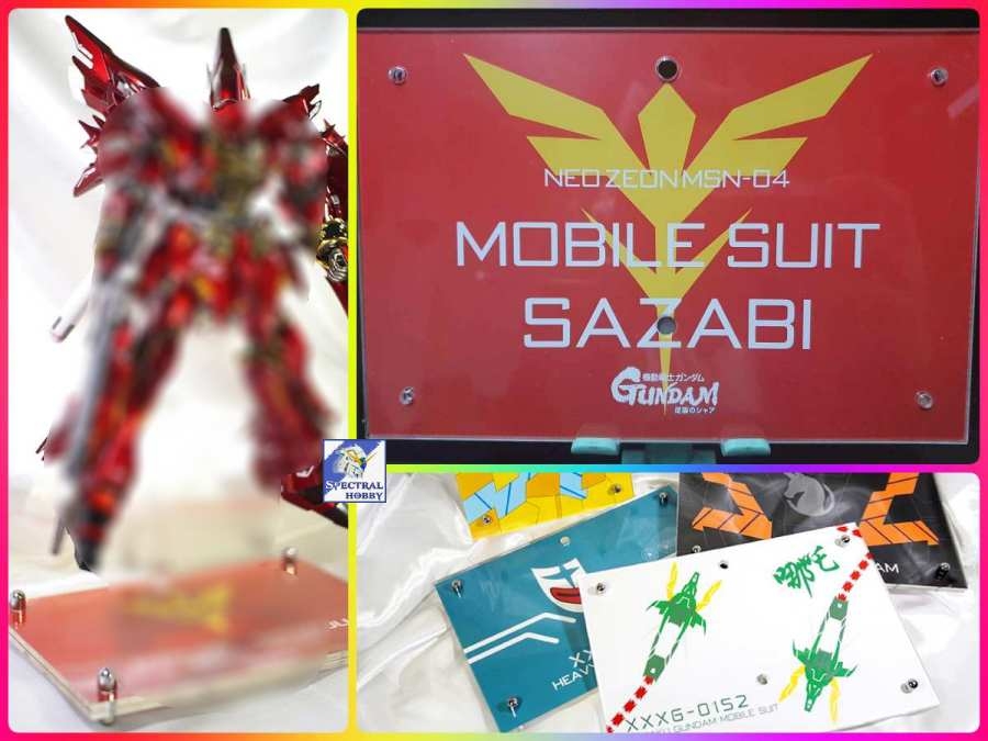 Đế giá đỡ action base MICA Sazabi Sinanju Kshatriya  Zeong Zeon mô hình MG HG RG SD các loại