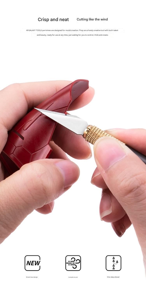 Dao kĩ thuật mô hình GALAXY lightweight wide mouth engraving pen knife metal