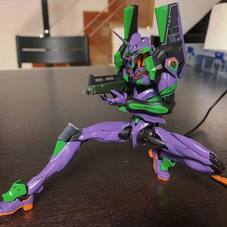 Mô hình lắp ráp EVA RG EVA01 Evangelion Type Unit 01 Deluxe edition MAIGAO Model